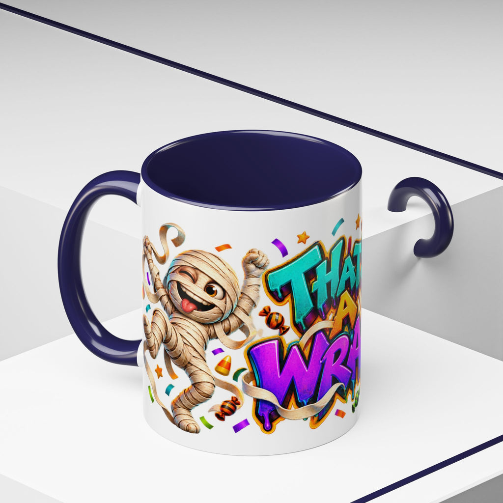 That’s a Wrap Funny Halloween Mummy Party White Mug