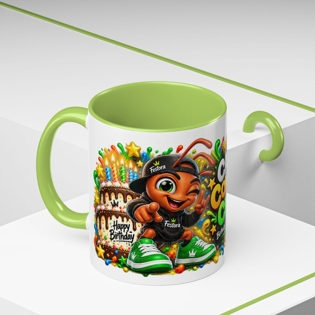 Festora Ant Birthday Mug – Cake Confetti Chaos Coffee Cup