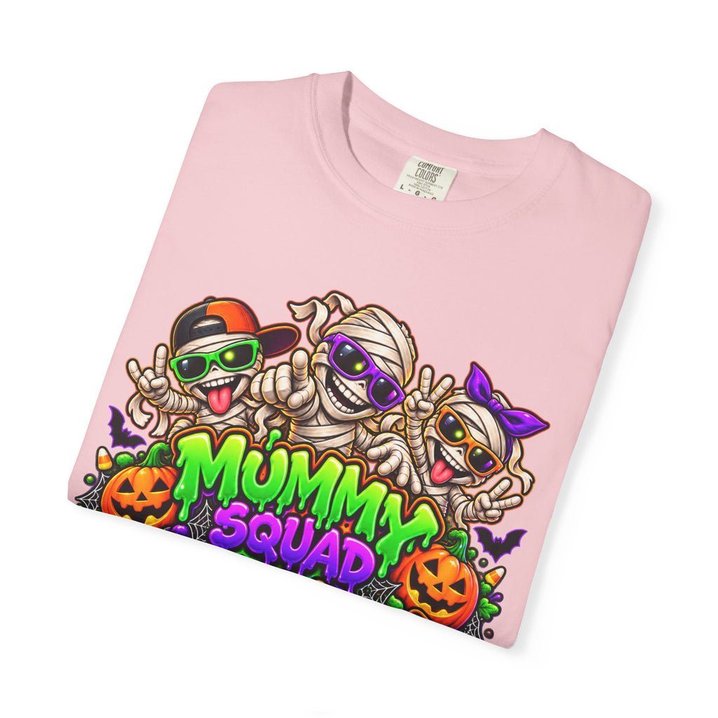 Mummy Squad For Life Halloween T-Shirt – Funny Colorful Mummy Graphic Tee