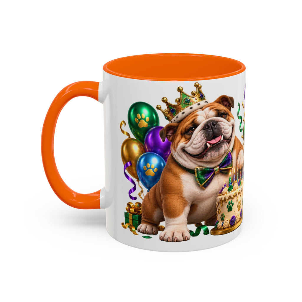Built to Party English Bulldog Birthday White Mug