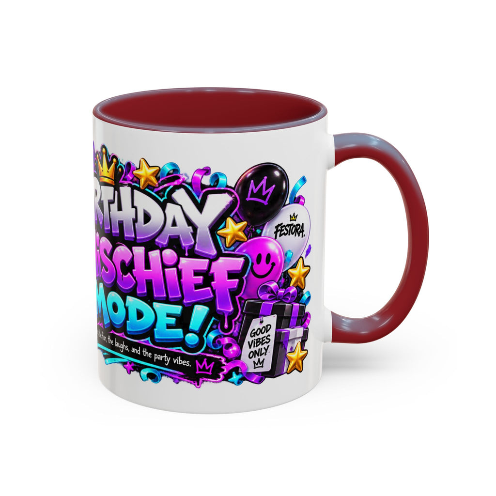 Festora Alien Birthday Mug – Birthday Mischief Mode Coffee Cup