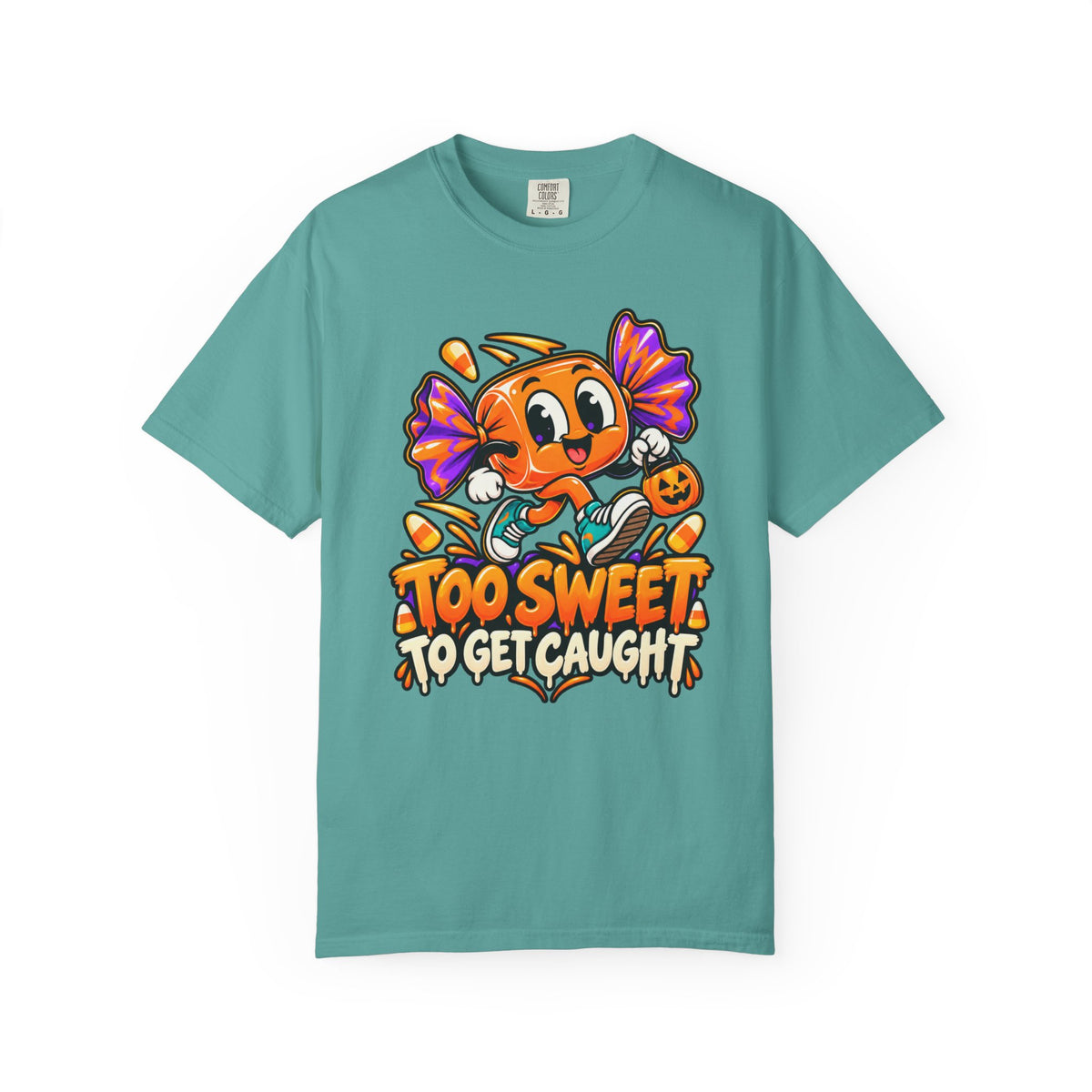 Too Sweet to Get Caught – Cute Halloween Candy T-Shirt