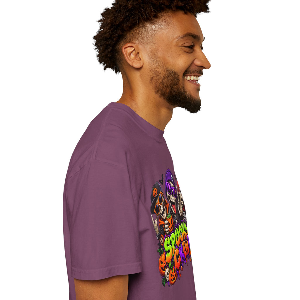 Spooky Crew Halloween T-Shirt – Funny Skeleton Graphic Tee