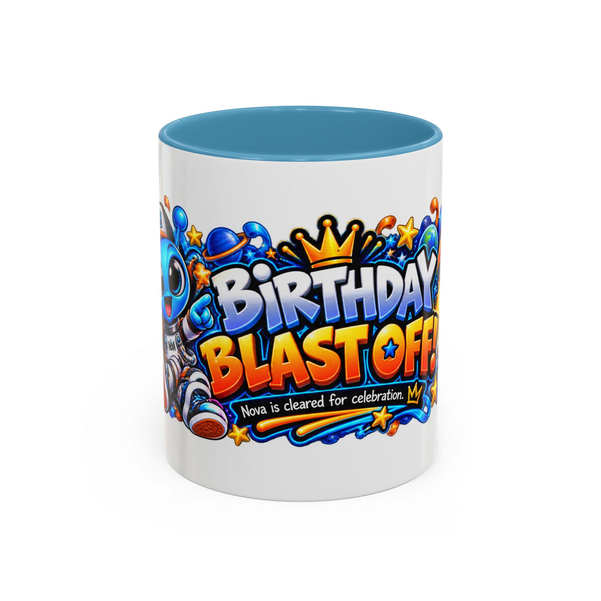 Festora Alien Birthday Mug – Birthday Blast Off Coffee Cup