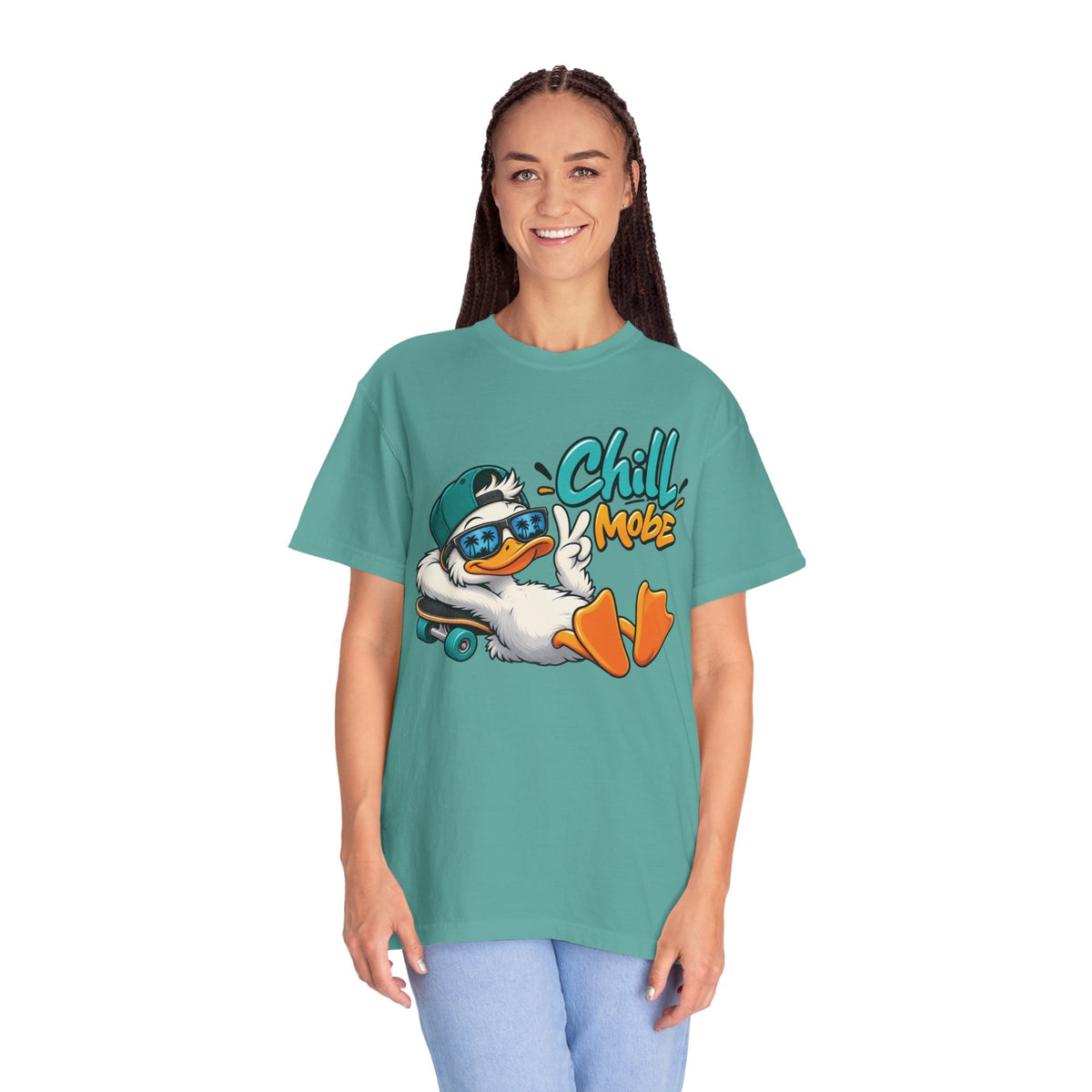 Chill Mode Duck Graphic T-Shirt | Festora Everyday