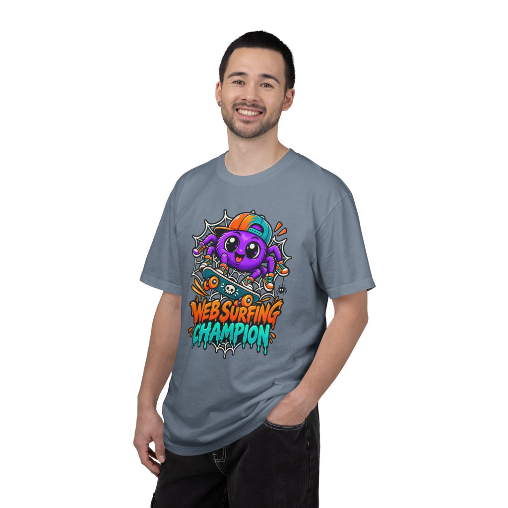 Web Surfing Champion – Cute Halloween Spider T-Shirt