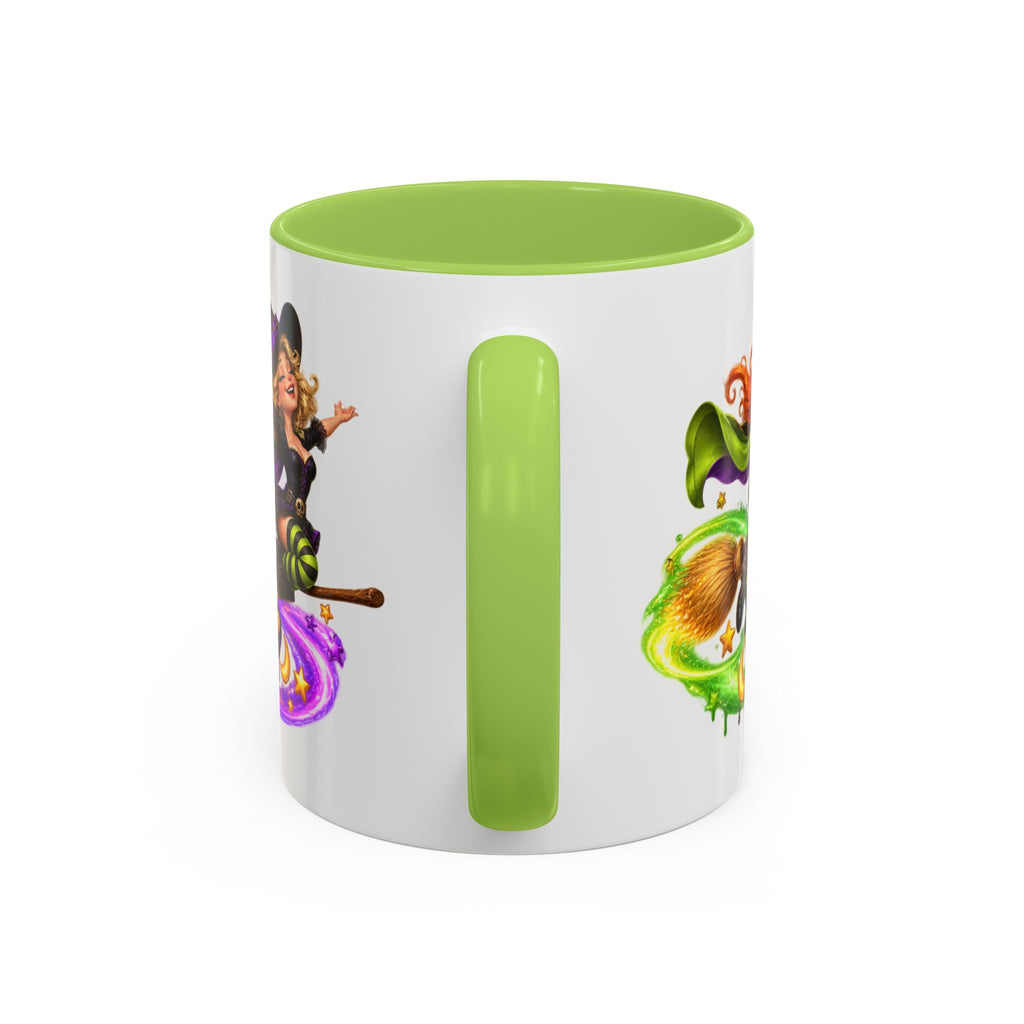 Witch Please I Fly First Class Halloween White Mug