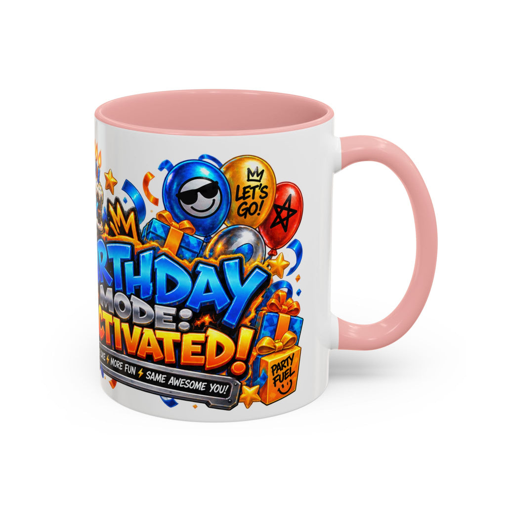 Festora Robot Birthday Mug – Birthday Mode Activated Coffee Cup