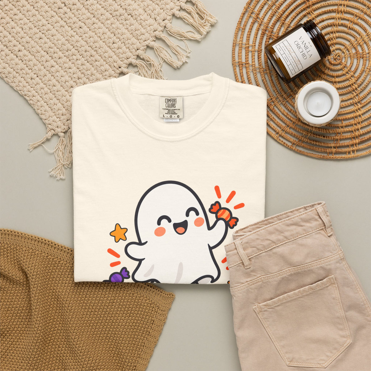 Spooky but Sweet Ghost T-Shirt | Cute Halloween Graphic Tee