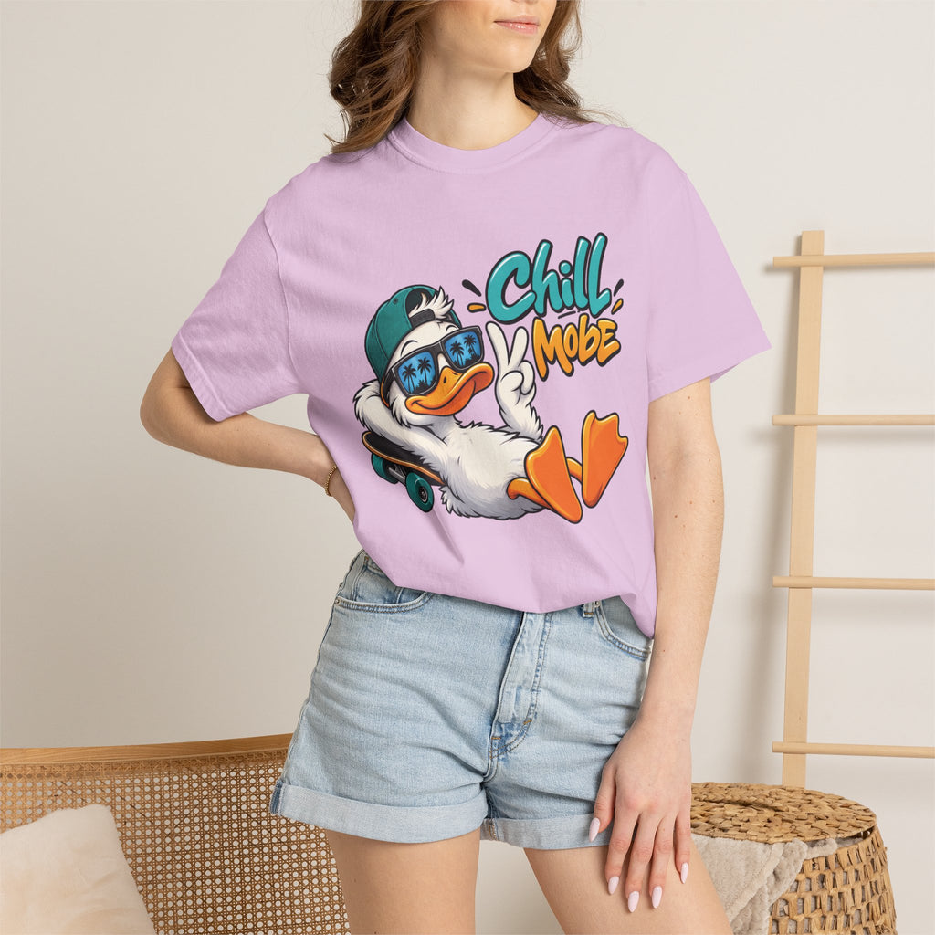 Chill Mode Duck Graphic T-Shirt | Festora Everyday