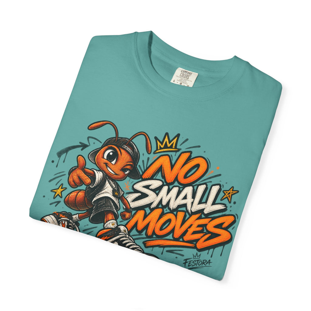 No Small Moves T-Shirt — Retro Sneaker Character Graphic Tee