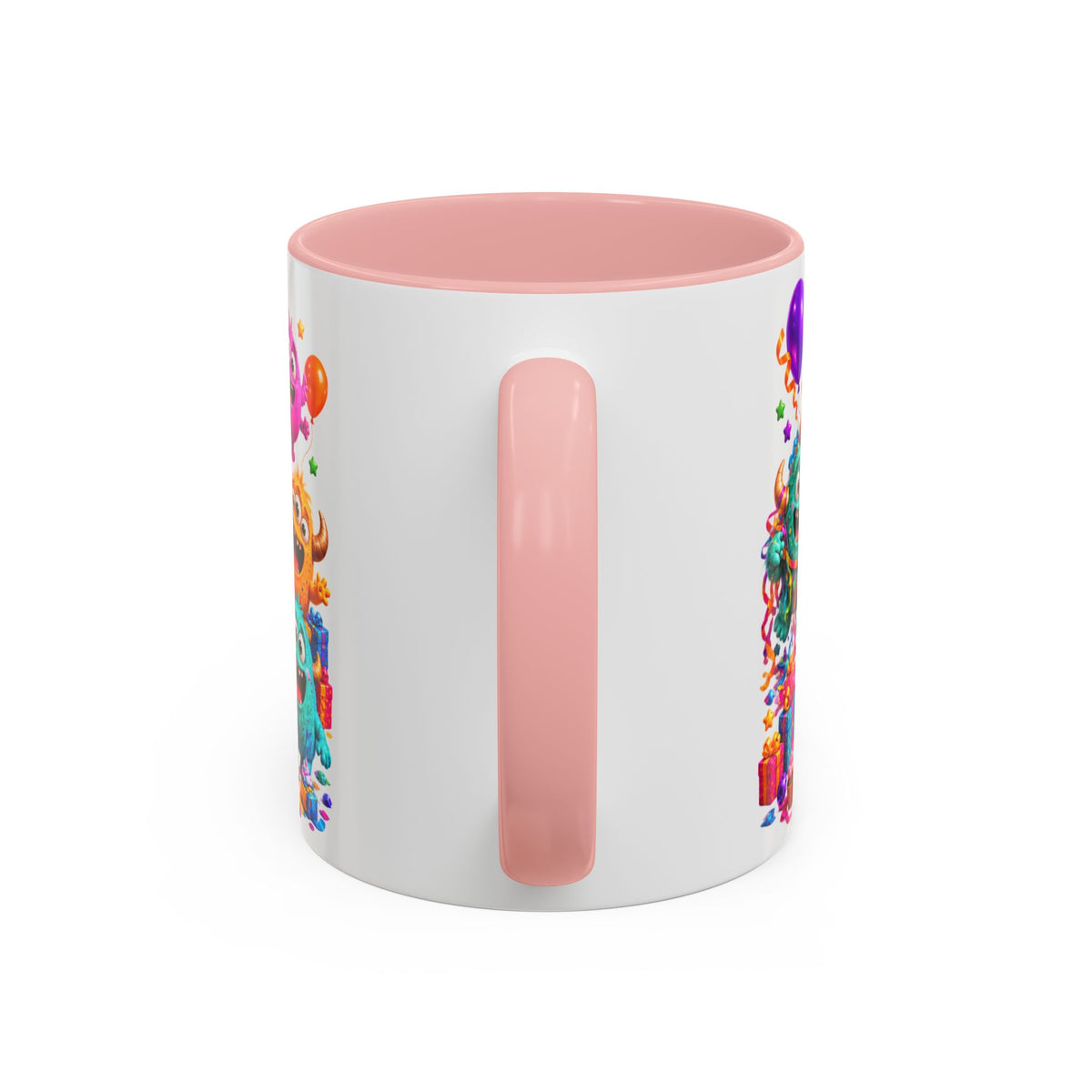 Birthday Mode On Monsters Coffee Mug — Colorful Party Coffee Cup (11/15oz)