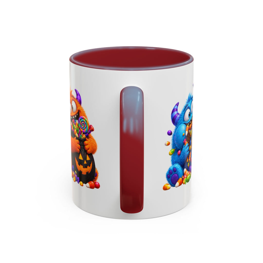 I’m Just Here for the Boos Funny Halloween Monster White Mug