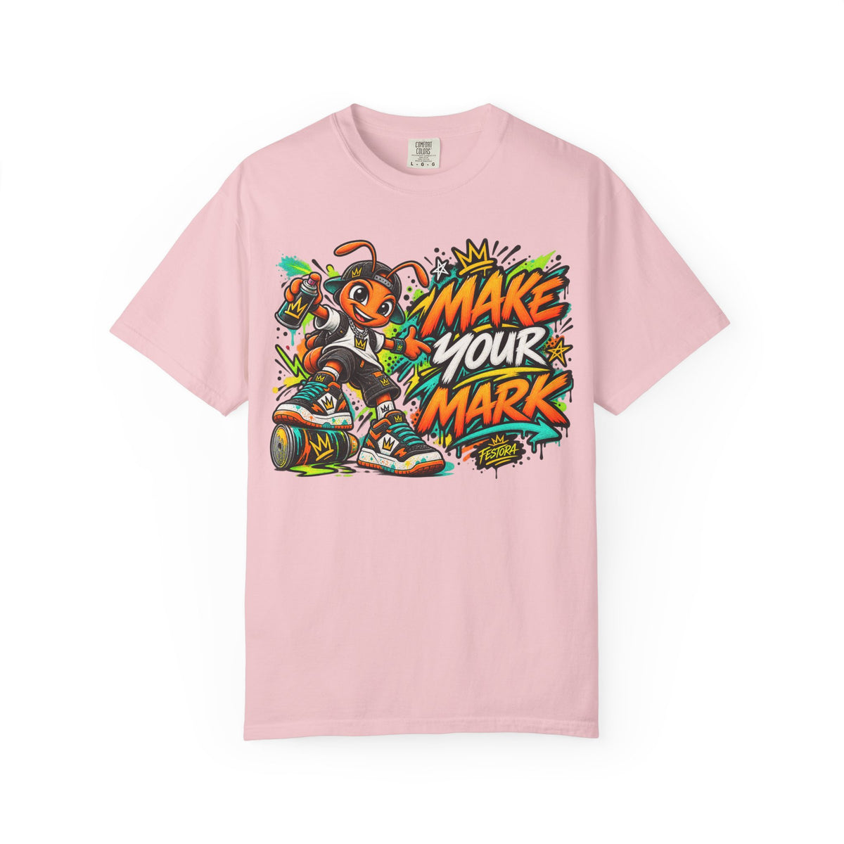 Make Your Mark  Graphic T-Shirt - Streetwear Ant Mascot Design