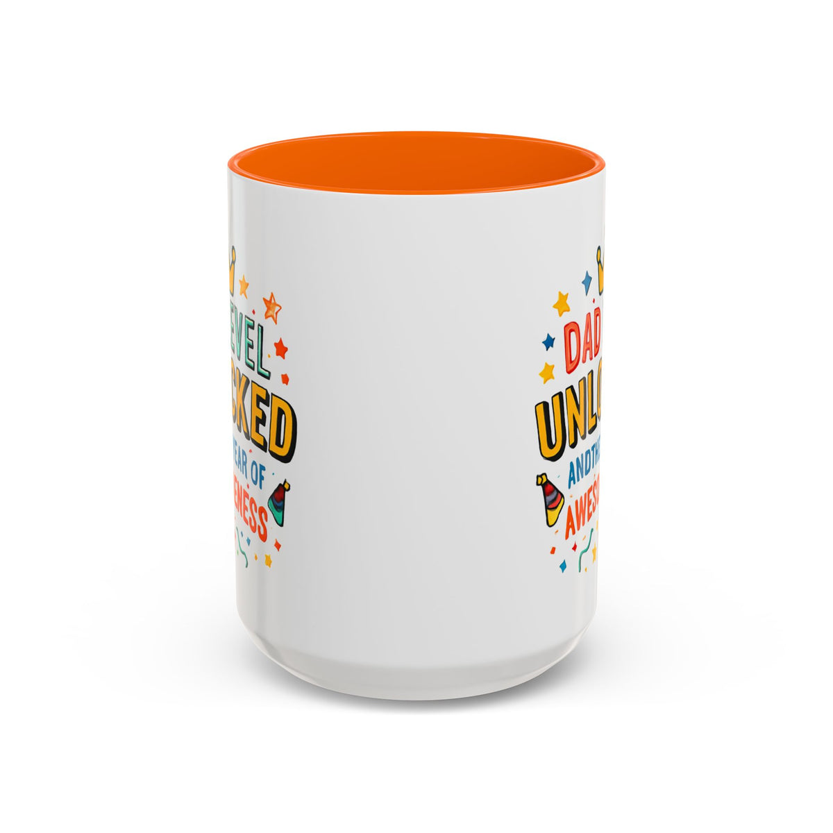 Dad Level Unlocked Coffee Mug – Funny Father’s Day 11/15oz Accent Mug