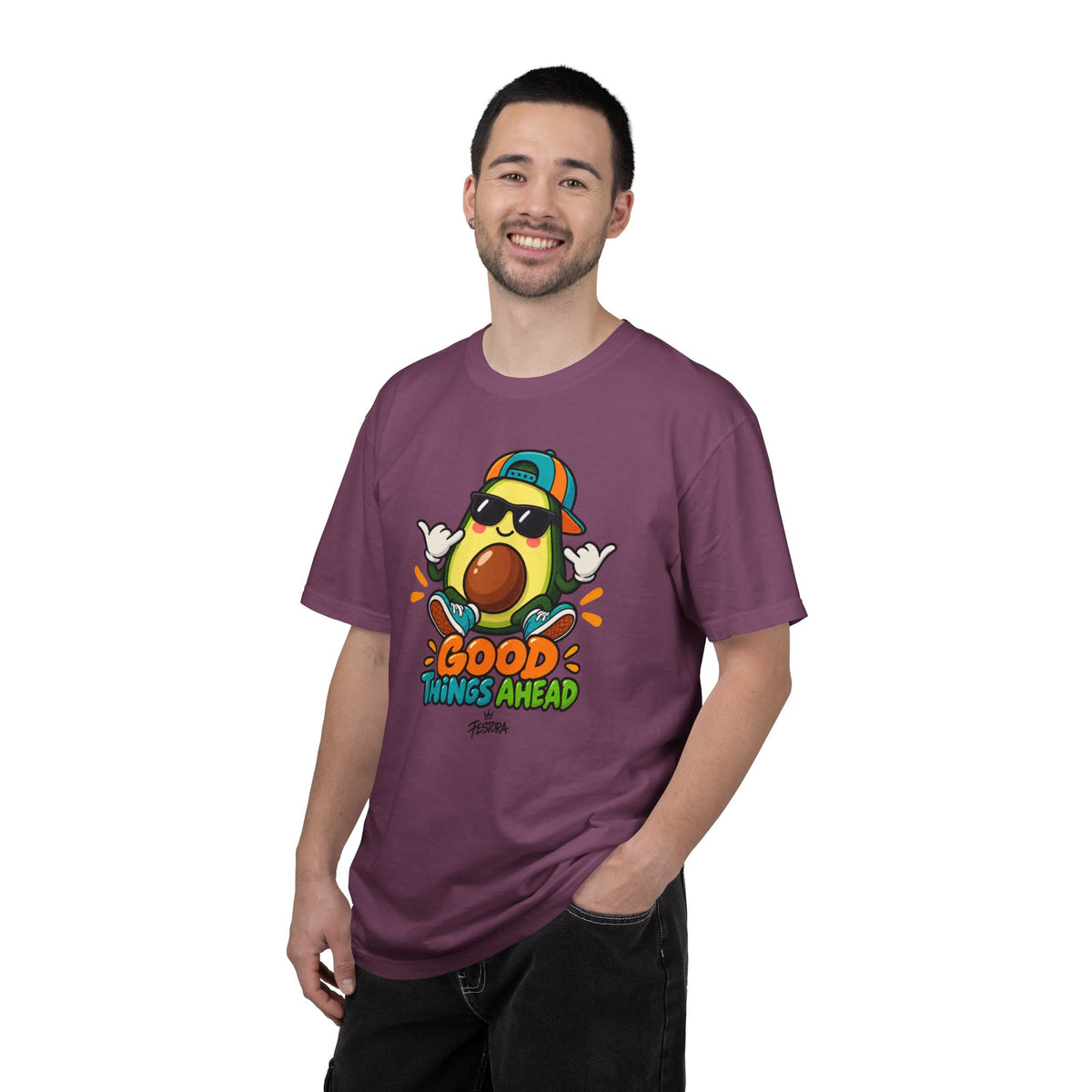 Good Things Ahead Avocado Graphic T-Shirt | Festora Everyday