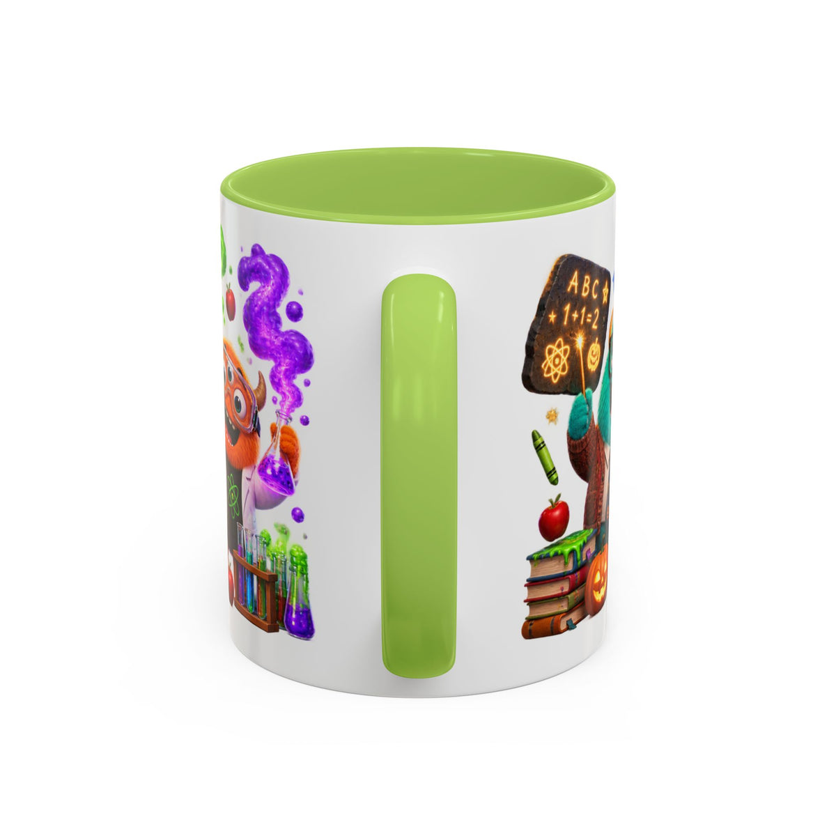 Teaching Is a Scream Monster Teacher Halloween White Mug