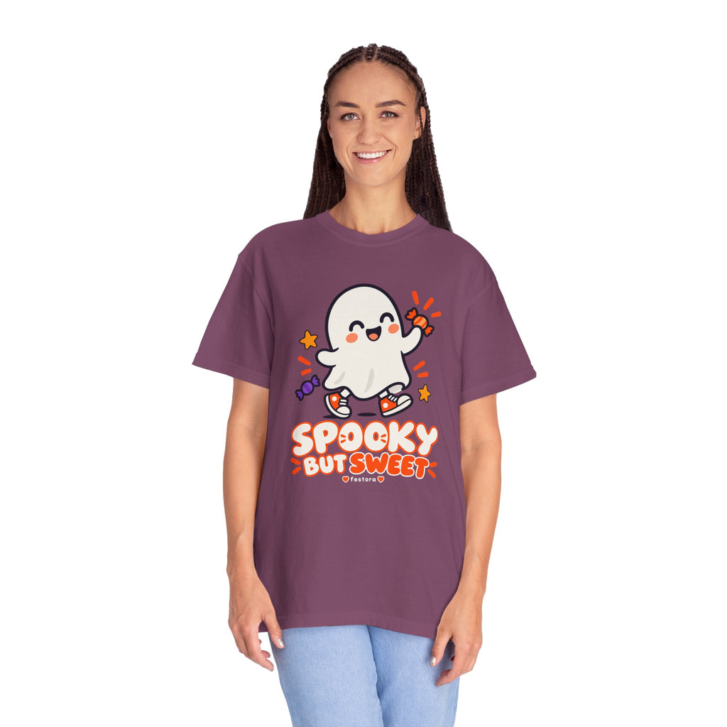 Spooky but Sweet Ghost T-Shirt | Cute Halloween Graphic Tee