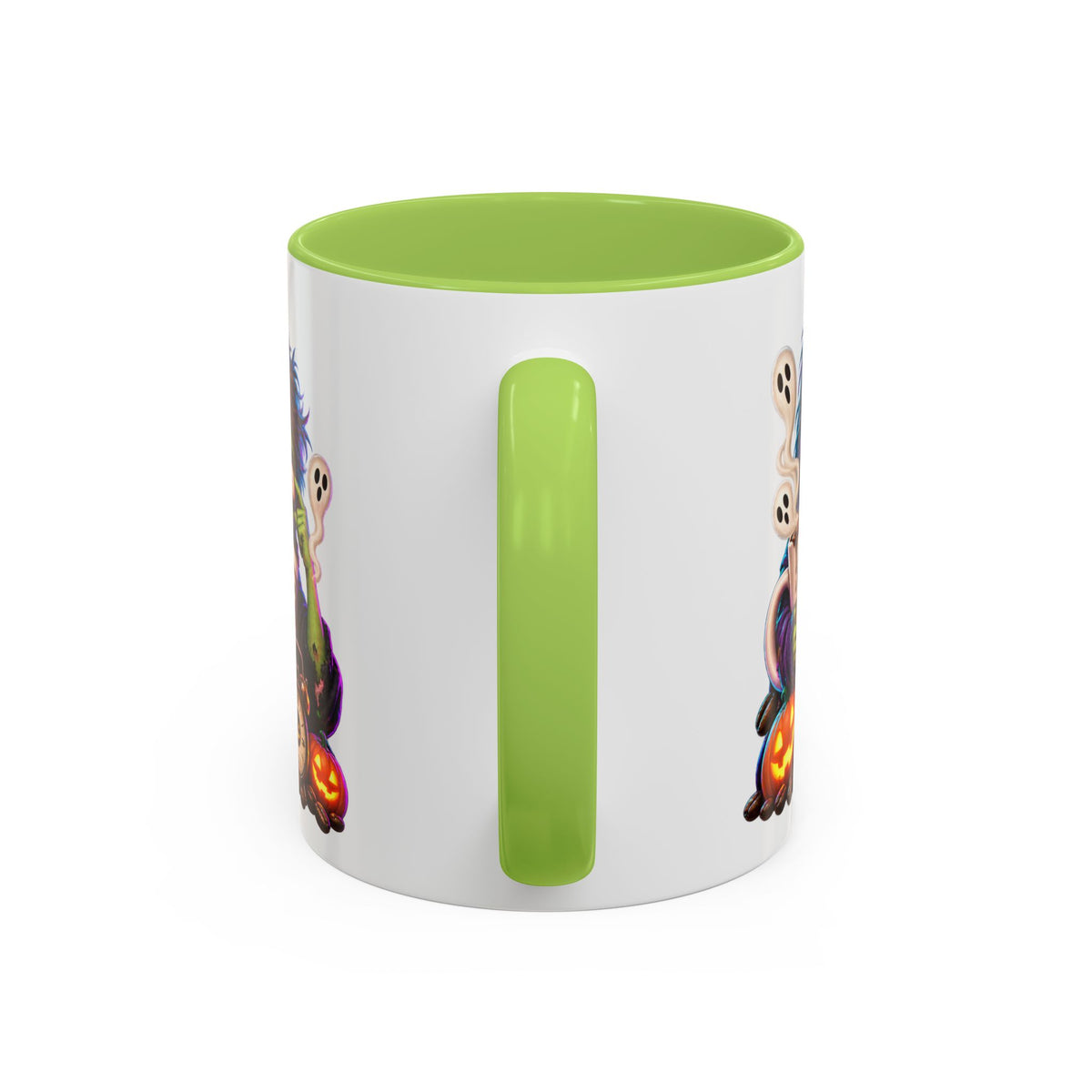 Graveyard Shift Fuel Coffee Zombies Halloween White Mug