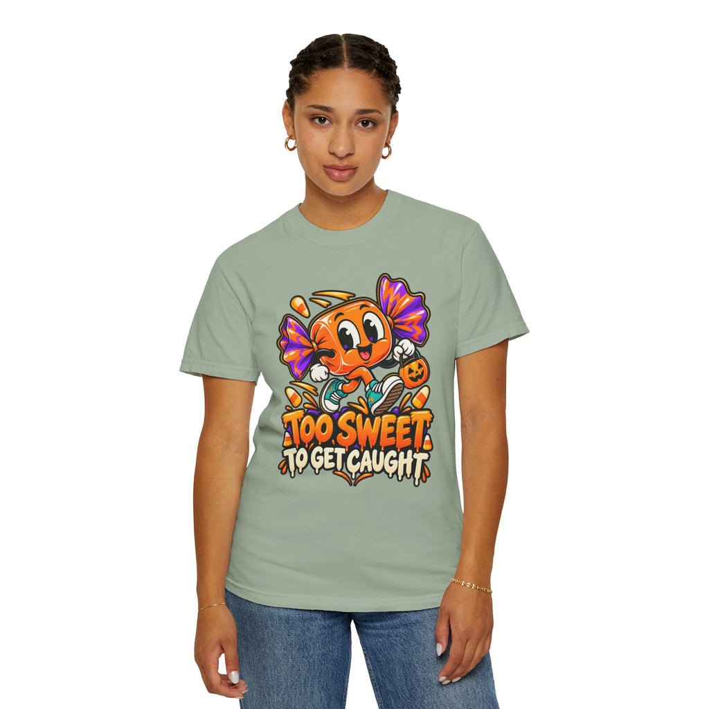Too Sweet to Get Caught – Cute Halloween Candy T-Shirt