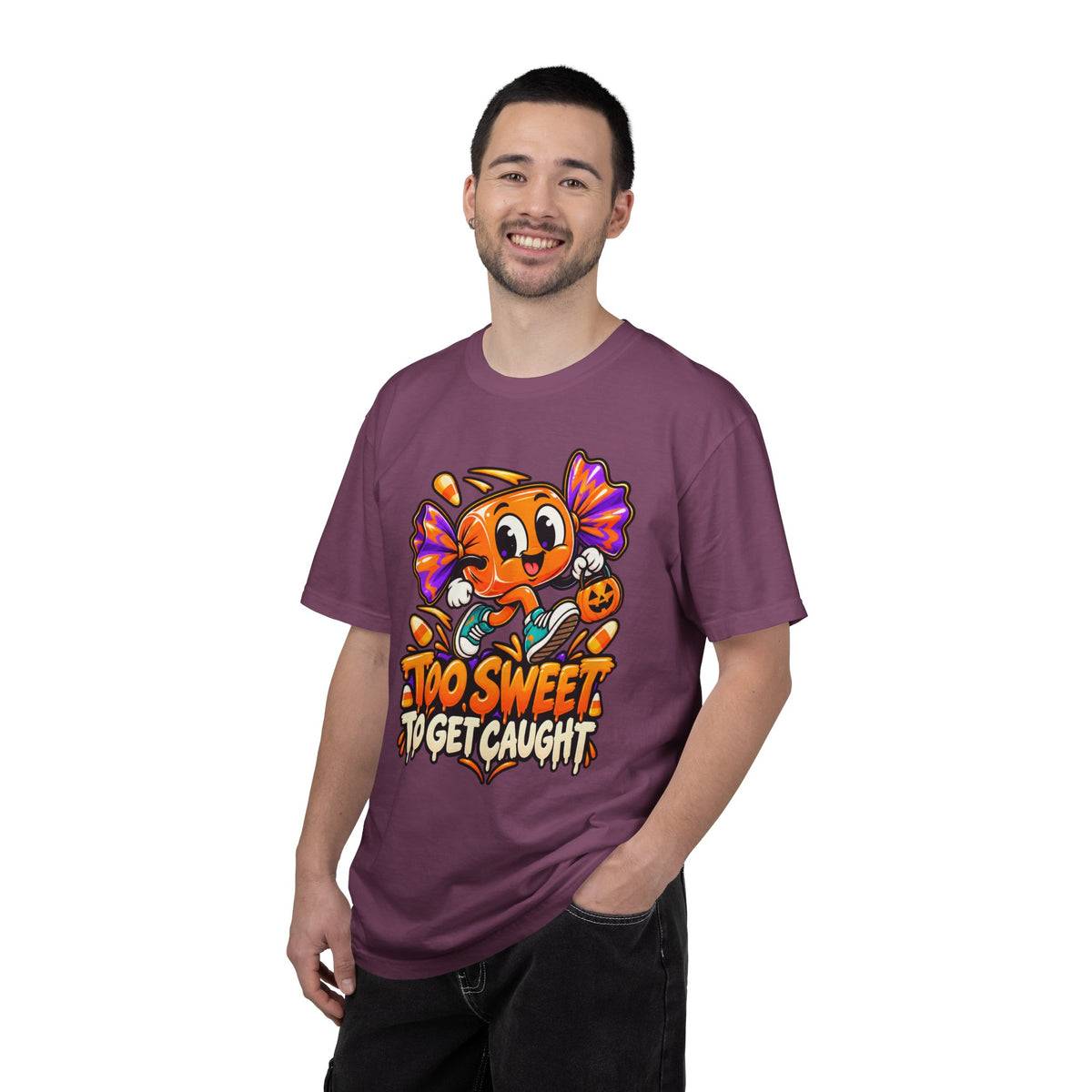 Too Sweet to Get Caught – Cute Halloween Candy T-Shirt