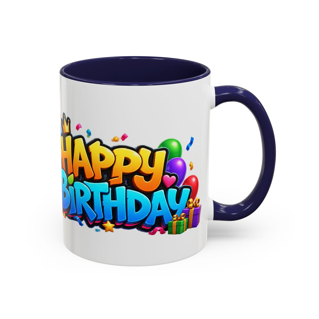 Gorilla Happy Birthday Mug - Colorful 3D Celebration Design