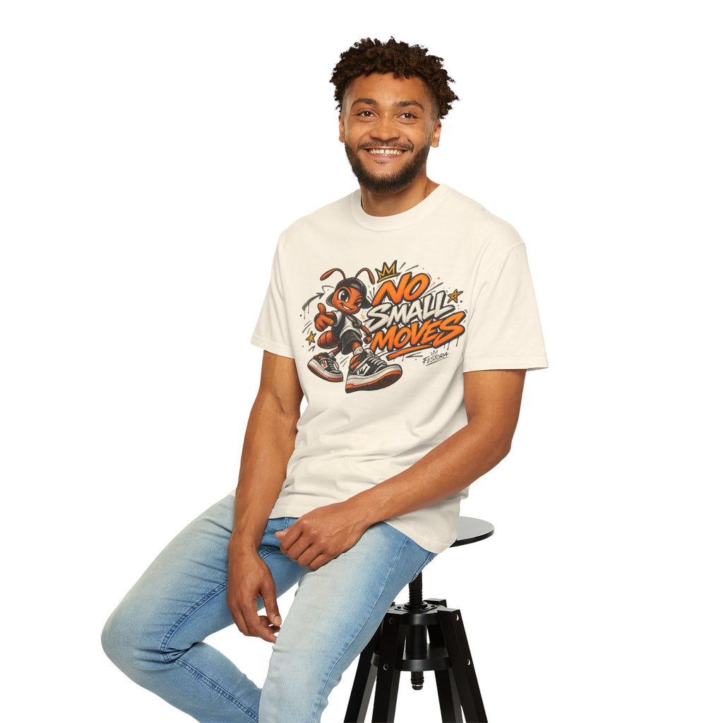 No Small Moves T-Shirt — Retro Sneaker Character Graphic Tee