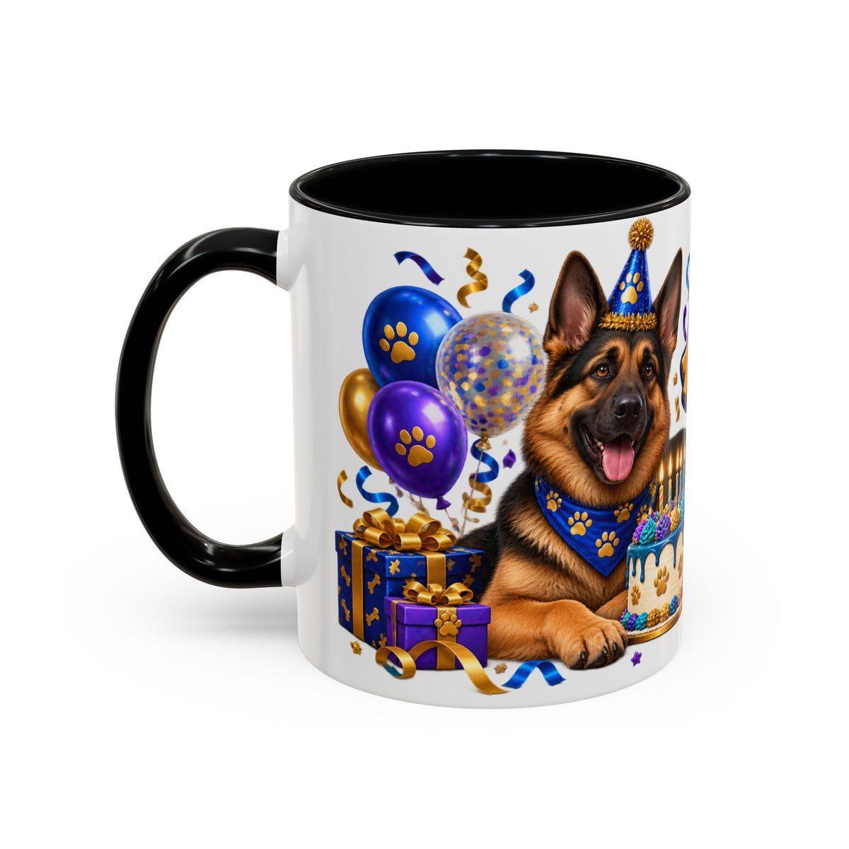 German Shepherd Birthday Mug – Another Year Bolder White Coffee Cup