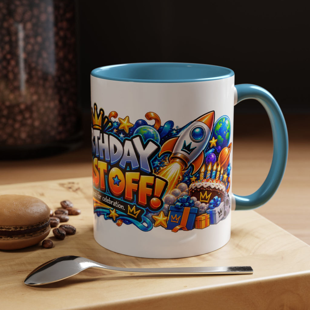 Festora Alien Birthday Mug – Birthday Blast Off Coffee Cup