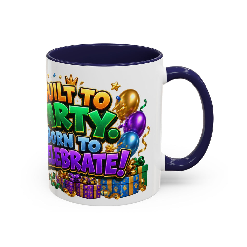 Built to Party English Bulldog Birthday White Mug