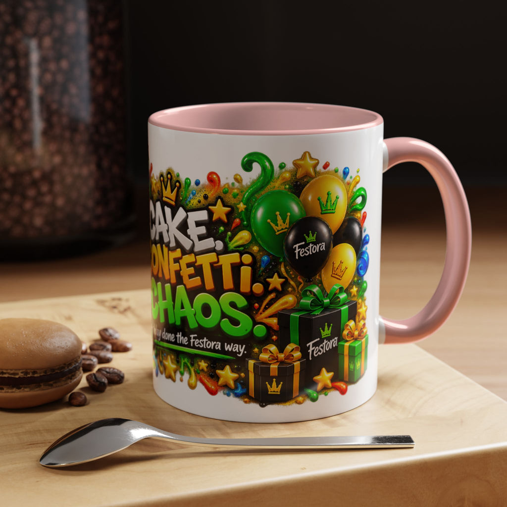 Festora Ant Birthday Mug – Cake Confetti Chaos Coffee Cup