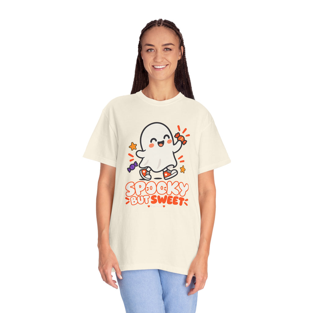 Spooky but Sweet Ghost T-Shirt | Cute Halloween Graphic Tee