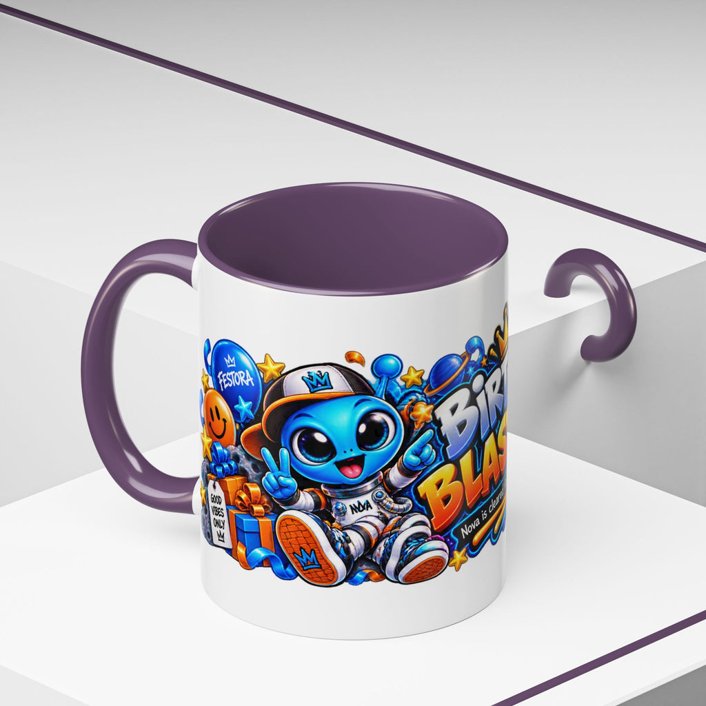 Festora Alien Birthday Mug – Birthday Blast Off Coffee Cup