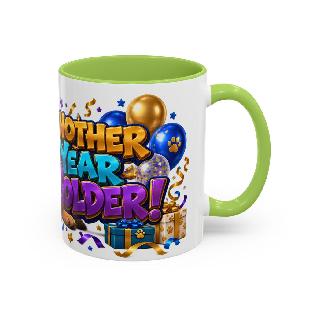 German Shepherd Birthday Mug – Another Year Bolder White Coffee Cup