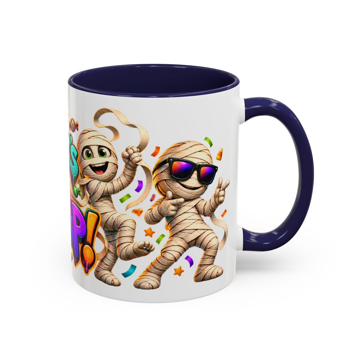 That’s a Wrap Funny Halloween Mummy Party White Mug