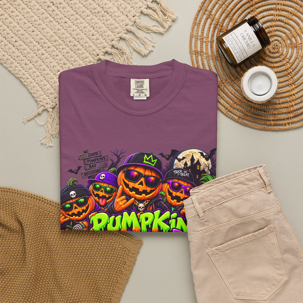 Pumpkin Crew Halloween T-Shirt – Funny Jack O’ Lantern Graphic Tee