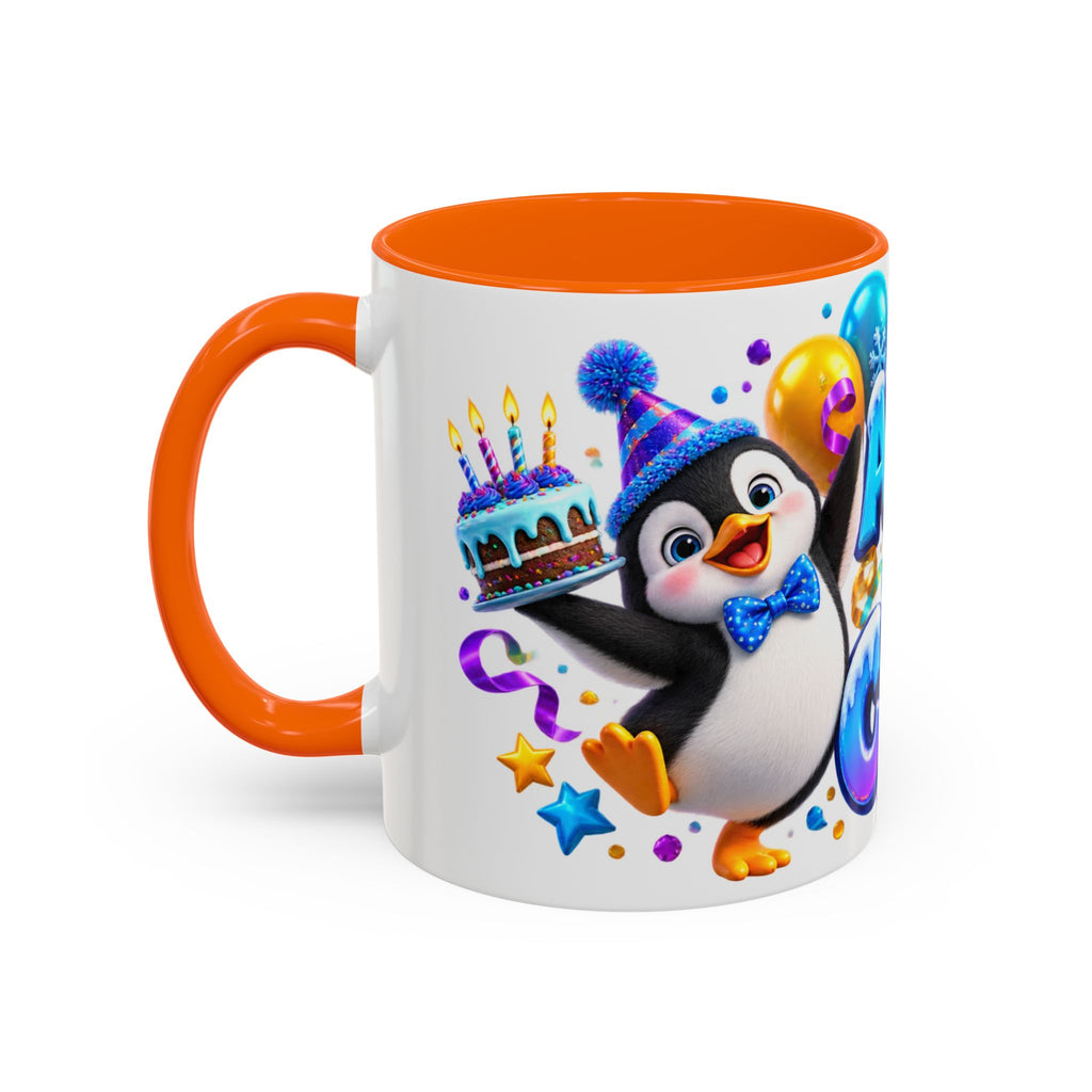Another Year Cooler Penguin Birthday White Mug