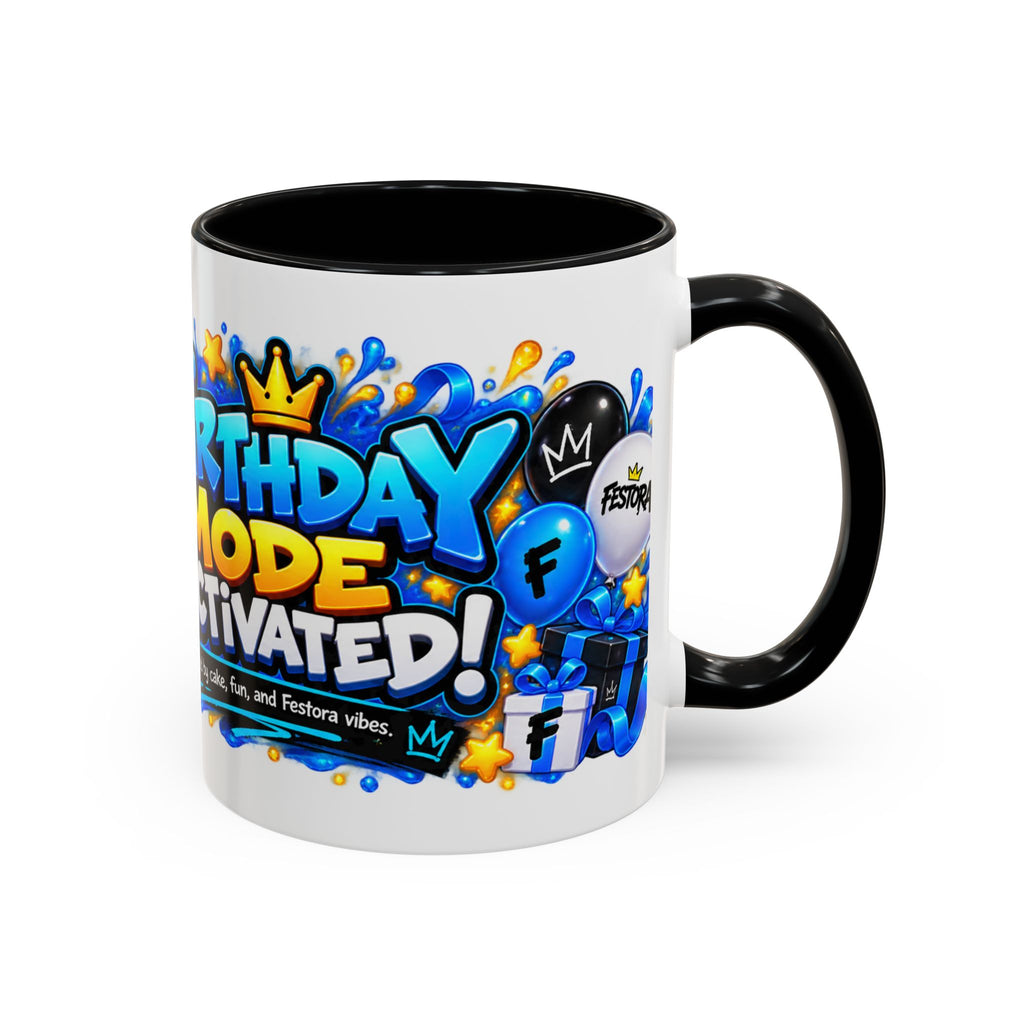 Festora Bot Birthday Mug – Birthday Mode Activated Robot Coffee Cup