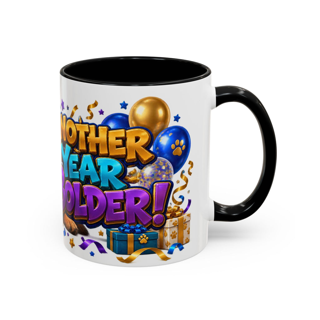 German Shepherd Birthday Mug – Another Year Bolder White Coffee Cup