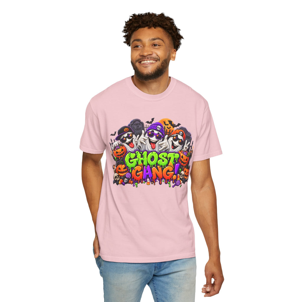 Ghost Gang Halloween T-Shirt – Funny Colorful Ghost Graphic Tee
