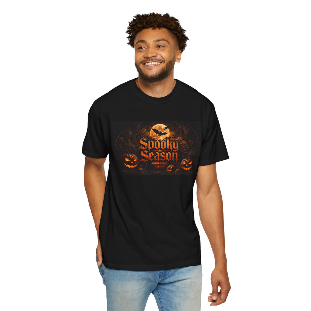 Spooky Season Halloween T-Shirt — Pumpkin Jack-O'-Lantern Graphic Tee