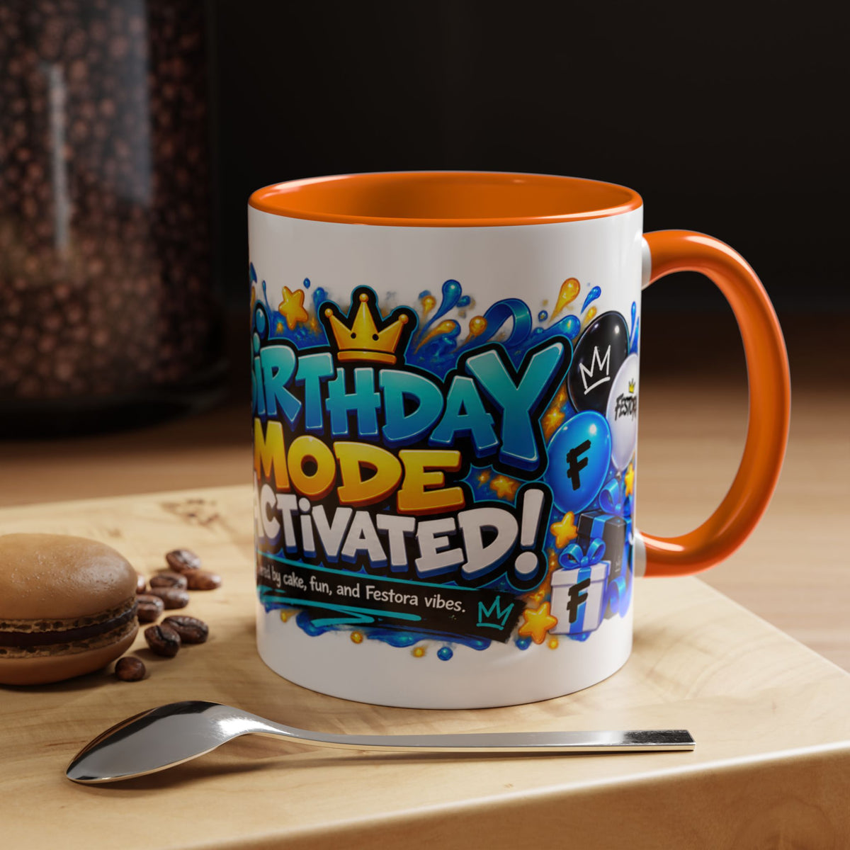 Festora Bot Birthday Mug – Birthday Mode Activated Robot Coffee Cup