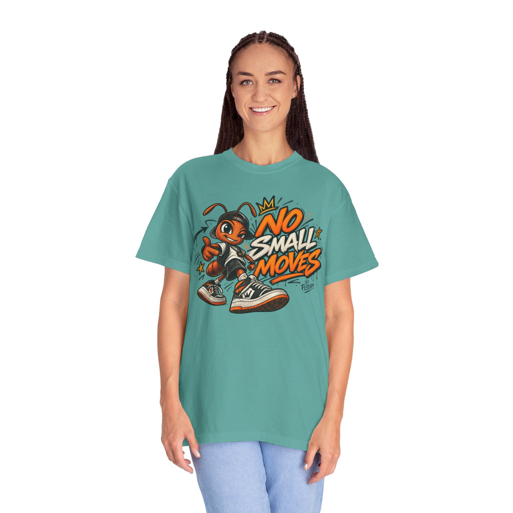 No Small Moves T-Shirt — Retro Sneaker Character Graphic Tee