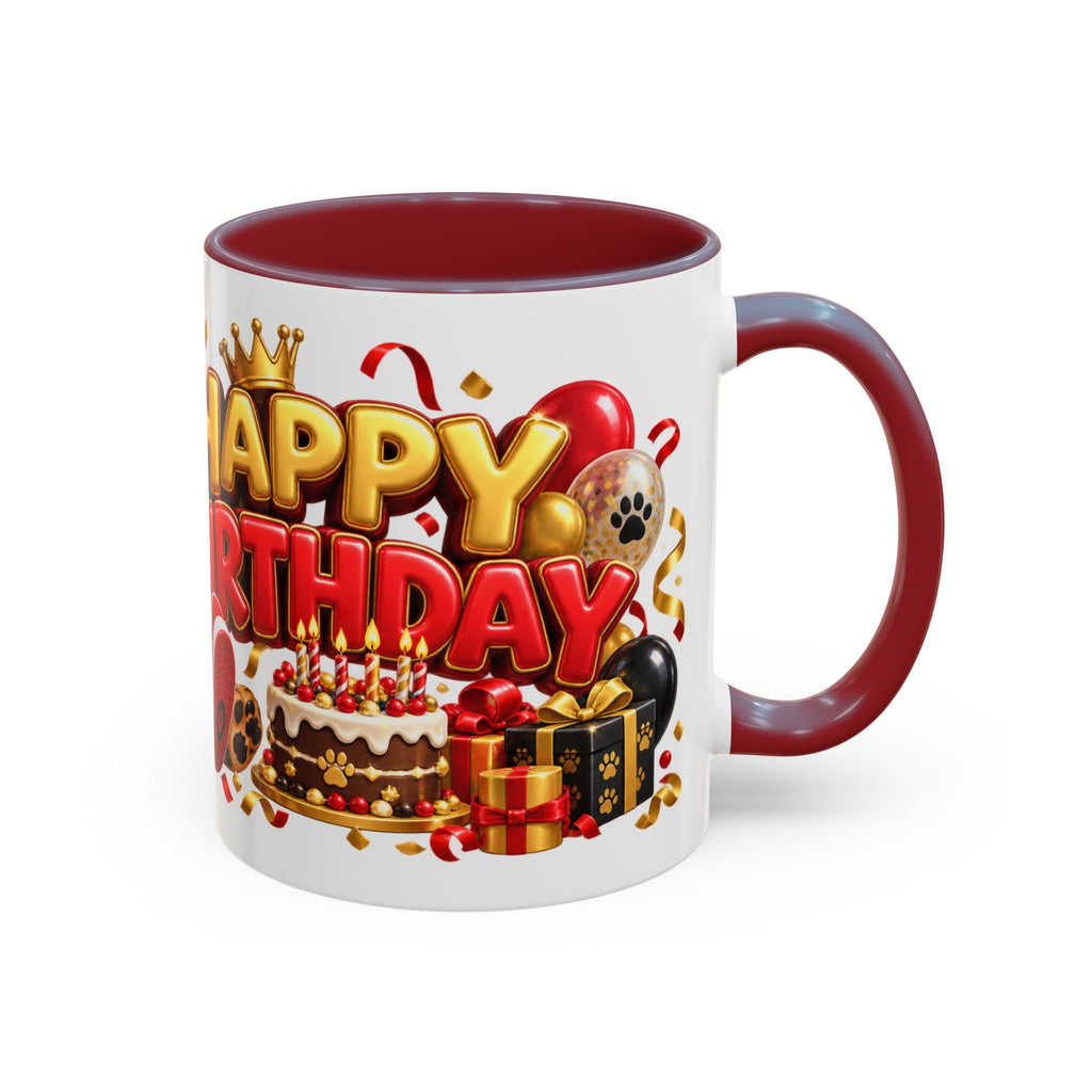 Title: Happy Birthday Jaguar Mug – Colorful 3D Birthday Gift – White Coffee Mug
