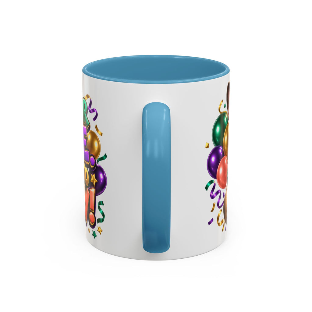Built for Cake Born to Party French Bulldog White Mug