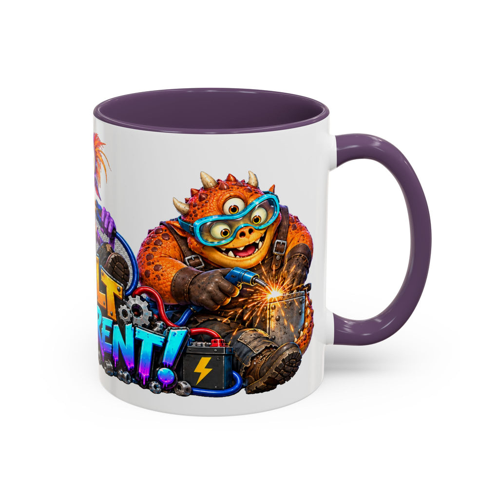 Built Different Monster Workshop Halloween White Mug