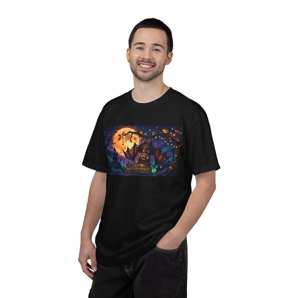 Halloween Night Cat T-Shirt — "Witching Hour" Spooky Moon Graphic Tee