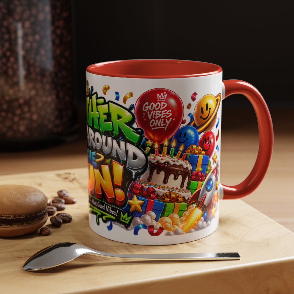 Festora Alien Birthday Mug – Another Trip Around the Sun Coffee Cup