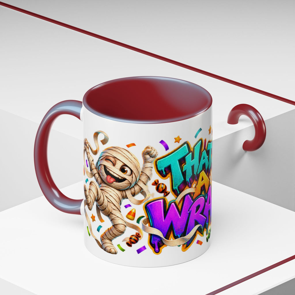 That’s a Wrap Funny Halloween Mummy Party White Mug