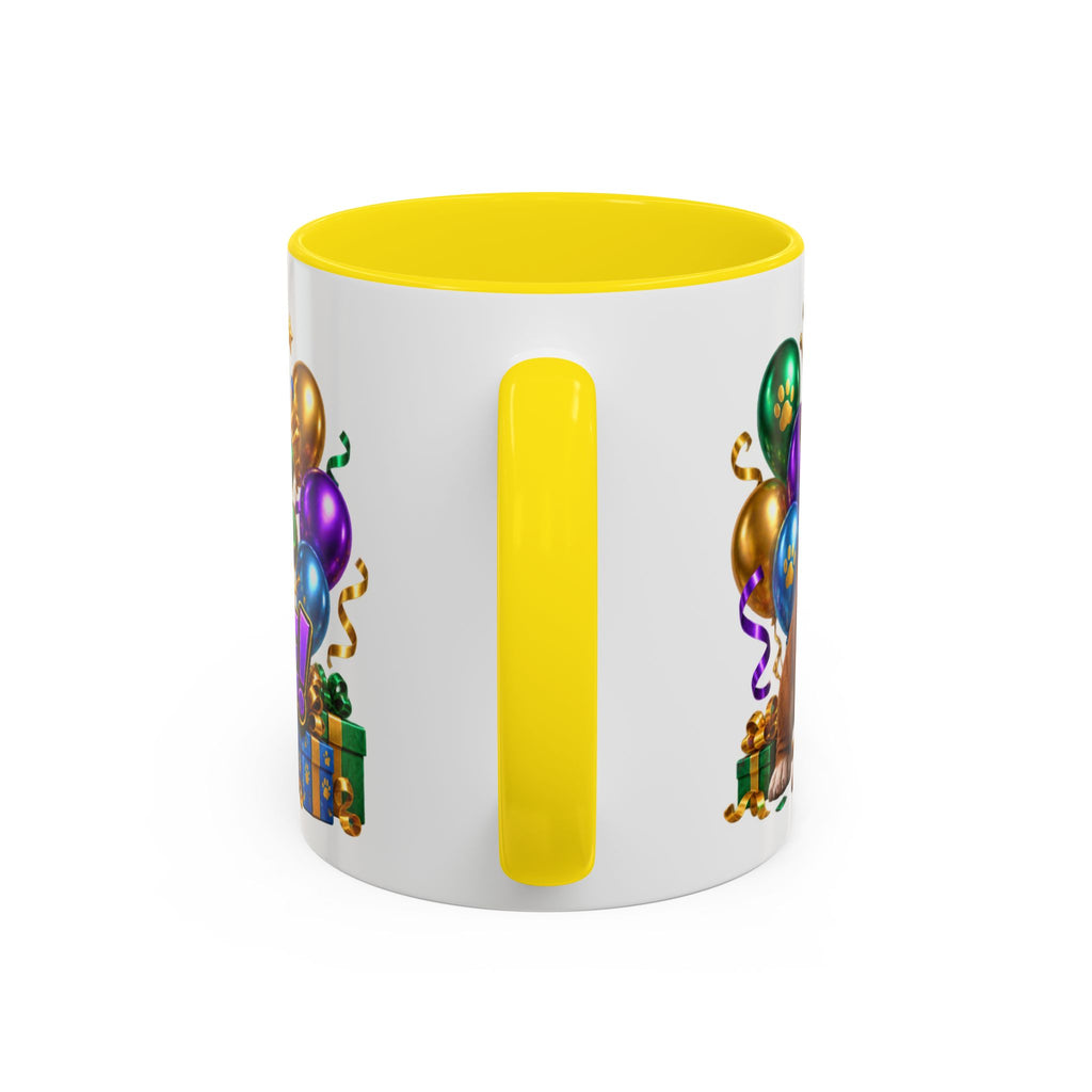 Built to Party English Bulldog Birthday White Mug